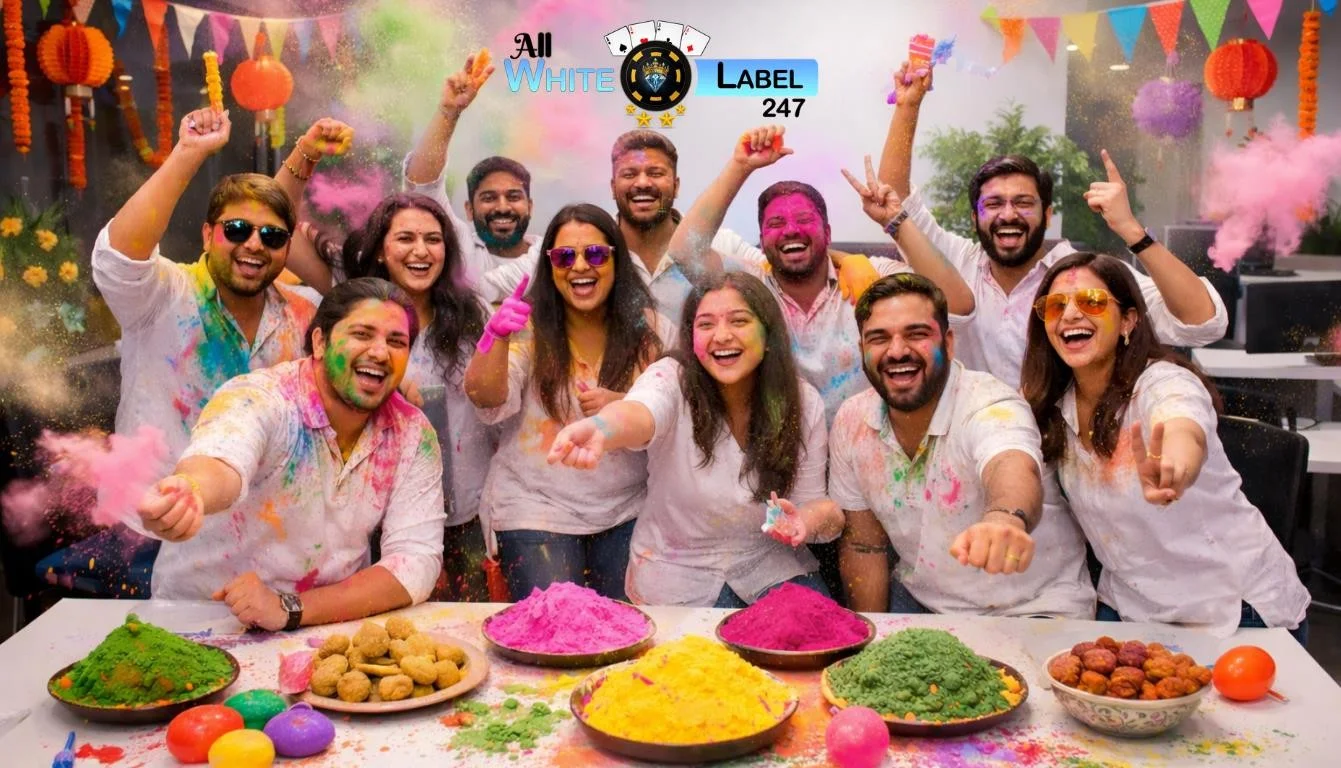 AllWhiteLabel247 Holi celebration